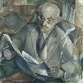 Portrait of Dr Georg Ludwig Wendemuth c1922 By Alma del Banco