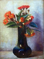 Red Gum Blossom 1910 By Jane Price