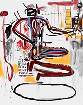 Pharynx 1985 By Jean Michel Basquiat