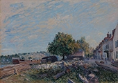 Saint Mammes Morning 1884 By Alfred Sisley