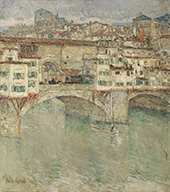 Ponte Vecchio 1897 By Childe Hassam