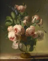 Vase of Flowers By Pierre-Joseph Redoute