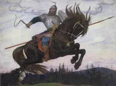 A Bogatyr By Viktor Vasnetsov