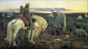 A Knight at the Crossroads By Viktor Vasnetsov