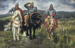 Bogatyrs 1898 By Viktor Vasnetsov