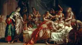 Andromache Bewailing the Death of Hector By Gavin Hamilton