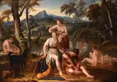 Diana and Her Nymphs By Gavin Hamilton