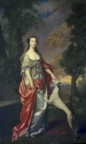 Elizabeth Gunning Duchess of Hamilton By Gavin Hamilton