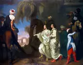 James Dawkins and Robert Wood Discovering the Ruins of Palmyra By Gavin Hamilton