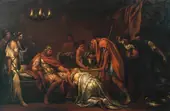 Priam Pleading with Achilles for the Body of Hector By Gavin Hamilton