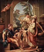 Venus Giving Helen to Paris as His Wife By Gavin Hamilton