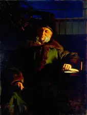 Portrait of Astronomer Otto Struve By Ivan Kramskoy