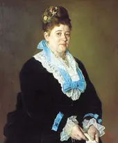 Portrait of E Yu Zak By Ivan Kramskoy