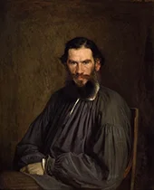 Portrait of Leo Tolstoy By Ivan Kramskoy