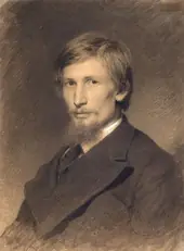 Portrait of Painter Viktor Vasnetsov By Ivan Kramskoy