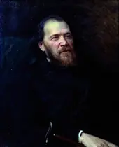 Portrait of Poet Yakov Polonsky By Ivan Kramskoy
