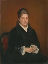 Portrait of Sofia Sergeyevna Botkina By Ivan Kramskoy
