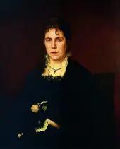 Portrait of the Artist's Wife Sofia By Ivan Kramskoy