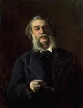 Portrait of Writer Dmitry Grigorovich By Ivan Kramskoy