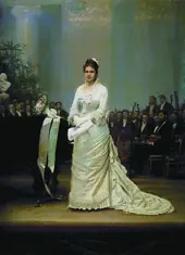 Singer Elizaveta Lavrovskaya By Ivan Kramskoy