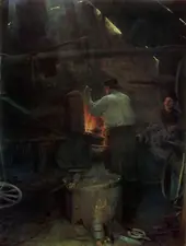 The Village Smithy By Ivan Kramskoy