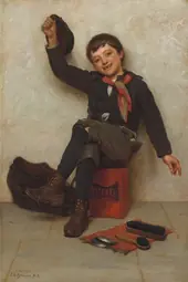 All Right c1897 By John George Brown