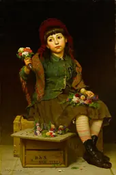 Buy a Posy By John George Brown
