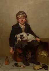 Shoeshine Boy By John George Brown