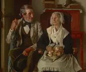 The Deacons Visit By John George Brown