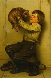 Youre a Beauty By John George Brown
