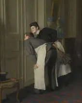 Madame has a Guest 1908 By Remy Cogghe