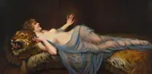 Woman with the Tiger By Francois Martin-Kavel