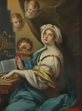 Saint Cecilia By Achille Leonardi