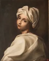 Young Girl in a Turban By Achille Leonardi