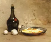 Fried Eggs c1891 By Claude Joseph Bail