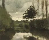 Landscape with a River By Claude Joseph Bail