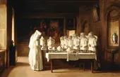 Sisters of Charity Saying Grace 1903 By Claude Joseph Bail