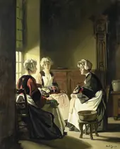 The Lace Makers By Claude Joseph Bail