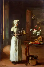 The Serving Maid By Claude Joseph Bail