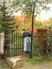 And You My Darling Stay Here 1893 By Wilhelm Amberg