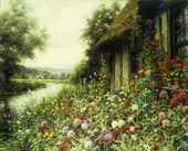 A Cottage in Spring Normandy By Louis Aston Knight