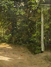 Laubengang in Misdroy By Wilhelm Amberg