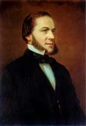 Portrait of the Merchant and Entrepeneur Eduard Crusemann By Wilhelm Amberg