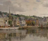 Honfleur France By Louis Aston Knight
