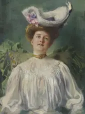 Lady Portrait 1906 By Ferdinand Max Bredt