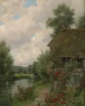Summer Garden Normandy By Louis Aston Knight