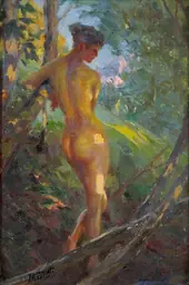 Last Rays of Sunshine By Ferdinand Max Bredt