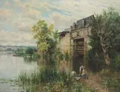 The Old Mill By Louis Aston Knight