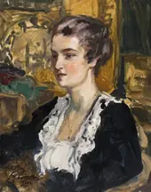 Portrait of a Woman By Ferdinand Max Bredt