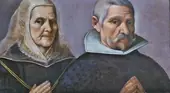 Portrait of an Elderly Praying Couple By Francisco Pacheco
